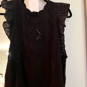 NWT cap sleeve sweater